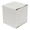 5x5x5 Cm Wit Doosje, Enkelvoudig Gegolfd