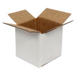 5x5x5 Cm Wit Doosje, Enkelvoudig Gegolfd