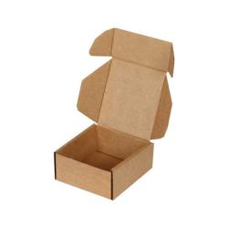 10x10x4,5 Cm Kant-en-klaar Kraft Doosje