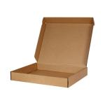 77x54x8 Cm Dubbele Gegolfde Ziplock Box Kraft