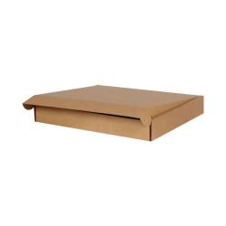 77x54x8 Cm Dubbele Gegolfde Ziplock Box Kraft