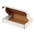 47x34x8 Cm Dubbel Gegolfd Ziplock Doosje Wit