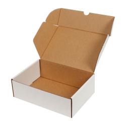 10x10x4,5 Cm Witte E-Commerce Verzenddoos