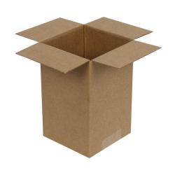 7x7x9 Cm Doos Kraftkarton Enkel Gegolfd