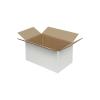 10x6x5 Cm Pakket Wit Karton Enkel Gegolfd