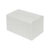 10x6x5 Cm Pakket Wit Karton Enkel Gegolfd