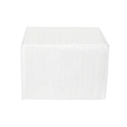 Pakket Wit Dubbel Gegolfd 10x7x7 Cm